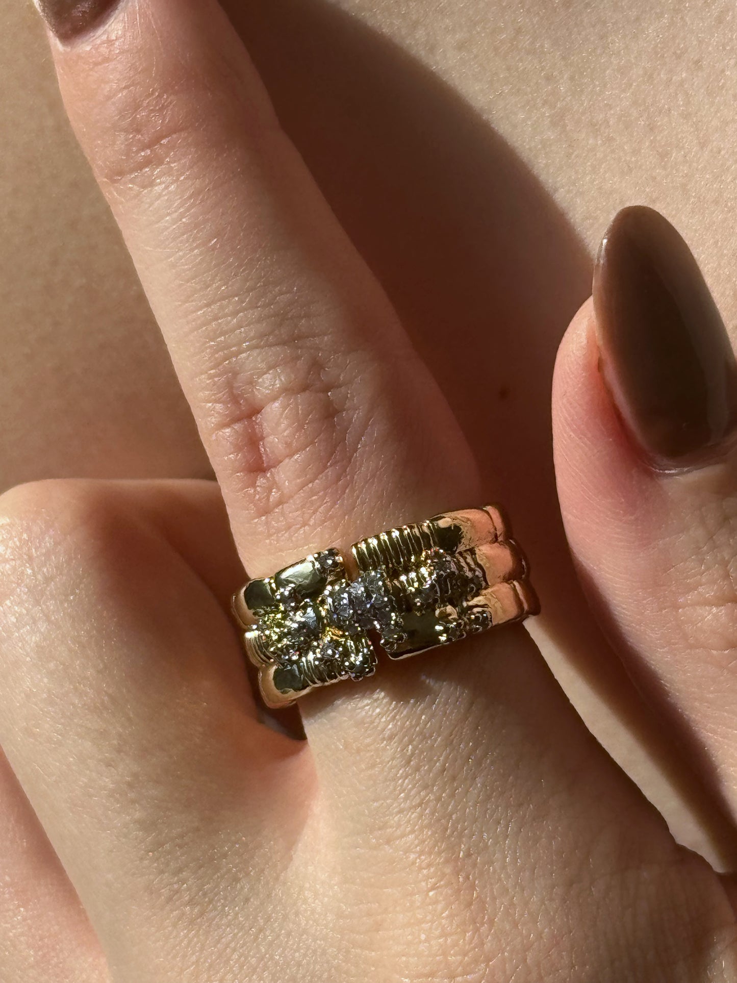 Ayarlanabilir Özel Seri Band Ring Yüzük