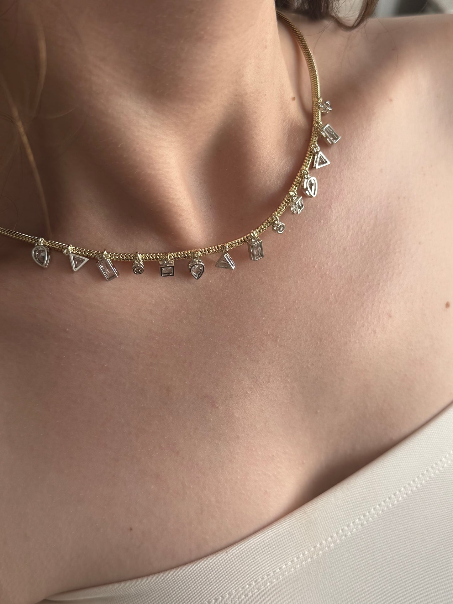 Özel Seri Crysral Charms Kolye