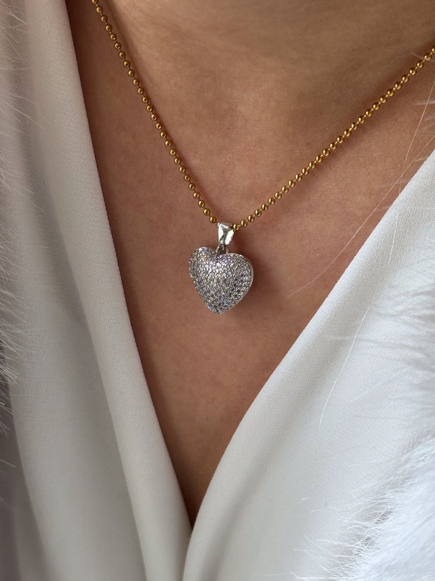 VIP Dorikalı Heart Kolye