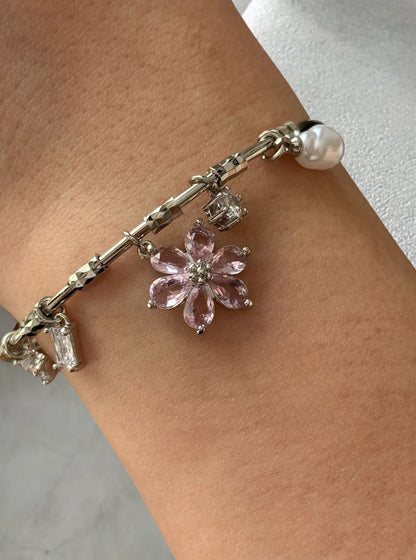 Tasarım Pink Blossom Charmlı Bileklik