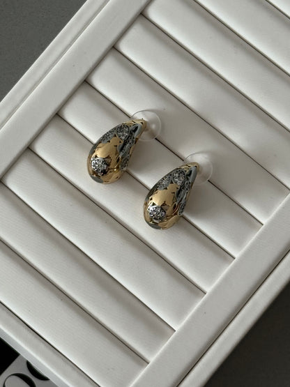 Özel Seri Taşlı Bubble Küpe