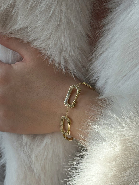 Özel Seri Dikdörtgen Taşlı Bileklik