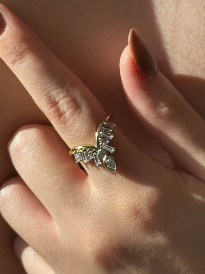 Ayarlanabilir Özel Seri V Formlu Baget Yüzük