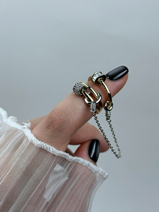 Özel Seri Ayarlanabilir Zincir Yüzük