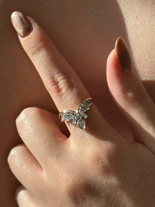 Ayarlanabilir Özel Seri V Formlu Baget Yüzük